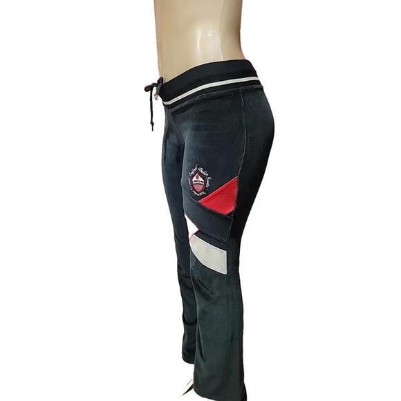 Rocawear Vintage Velour Velvet Size S Women's RARE Sweatpants Patchwork #X - Picture 2 of 11